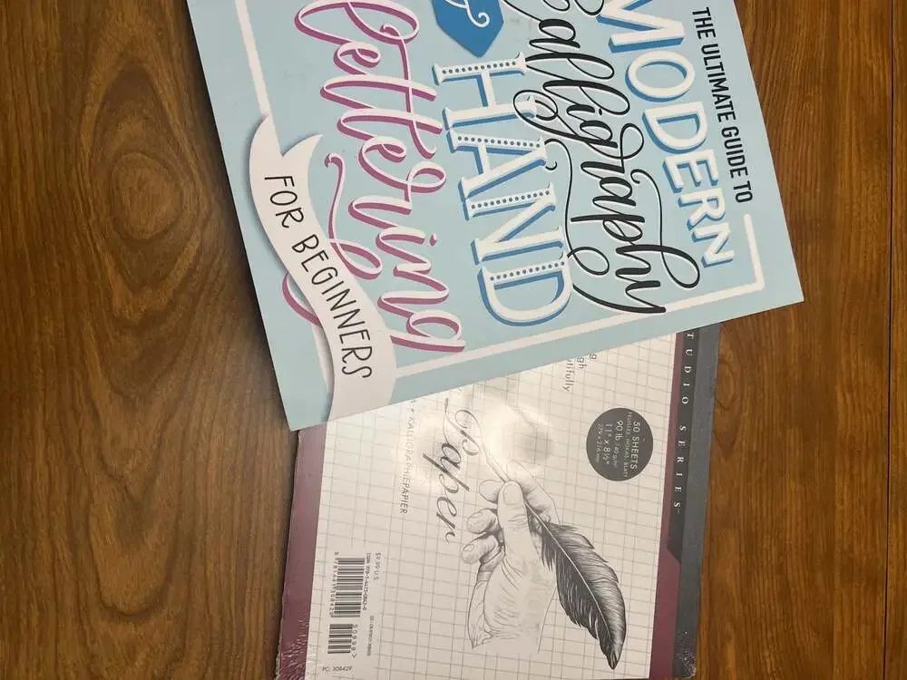 Modern Calligraphy & Hand Lettering for Beginners and Calligraphy Paper Bundle